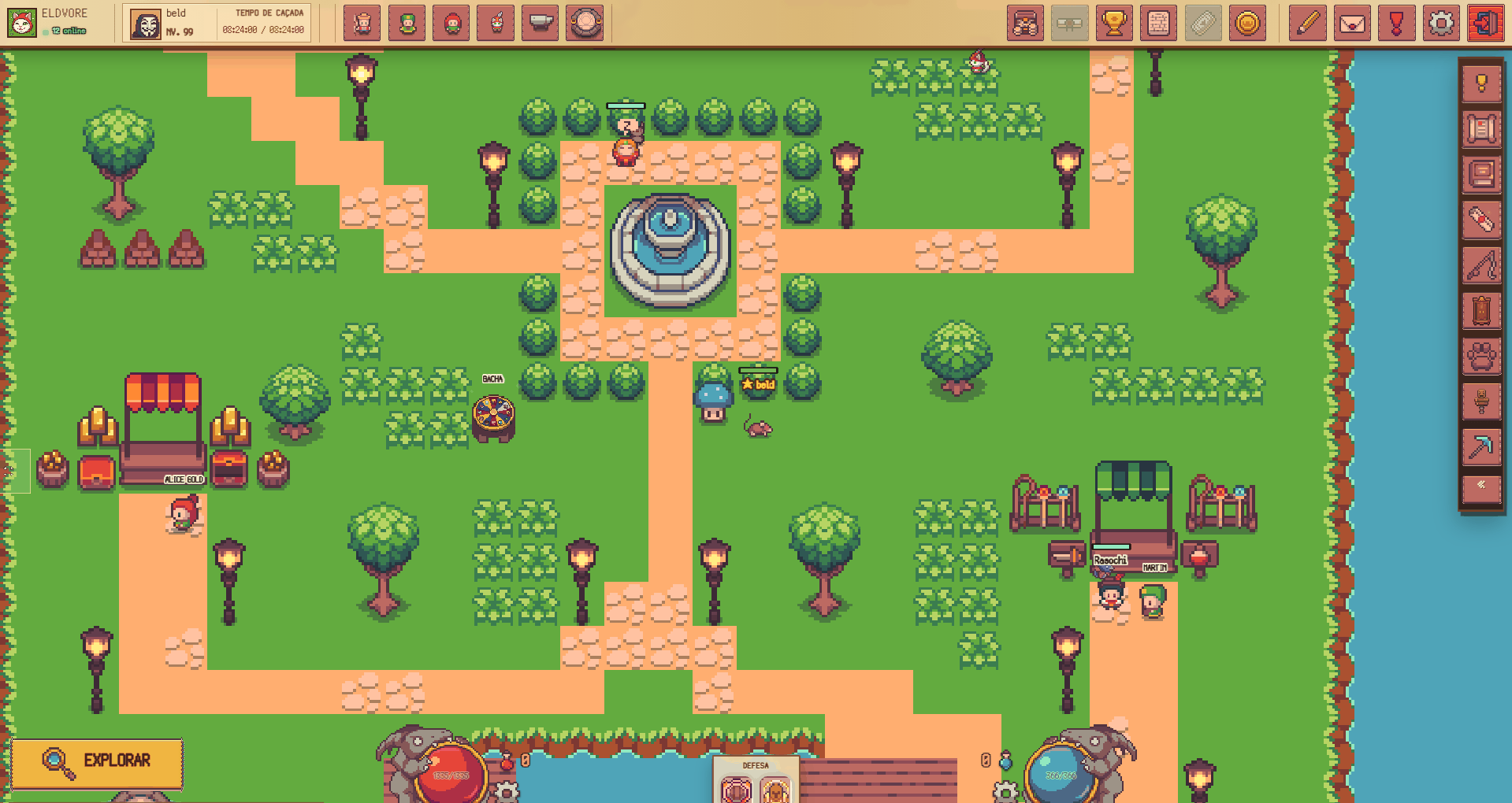 Eldvore city gameplay
